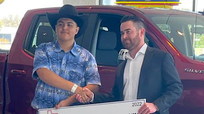Texas ‘Tornado Boy’ Given A Brand New Red Pickup Truck