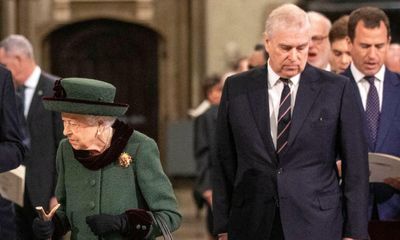 Prince Andrew plays prominent role in Prince Philip memorial service