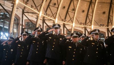Mayor, top cop urge new police officers to get to know their communities, take care of themselves