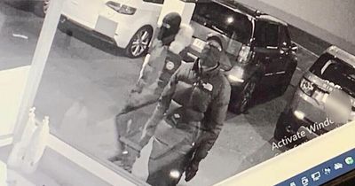 Balaclava gang caught raiding Scots garage on CCTV before theft of luxury motors