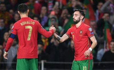 Portugal 2-0 North Macedonia: Bruno Fernandes at the double to seal 2022 World Cup qualification