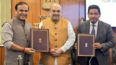 Assam CM Sarma blames Cong for Assam-Meghalaya conflict over border