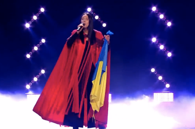 Eurovision winner Jamala delivers powerful performance at Concert for Ukraine