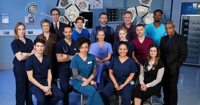 Past and present cast members say emotional farewell to Holby City