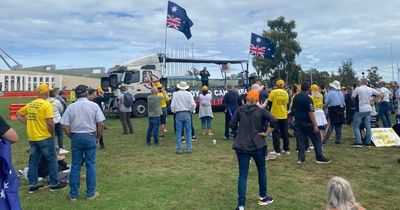 Dramatic arrest, but Convoy to Canberra protest fizzles