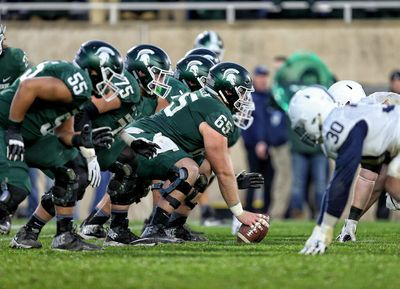 Michigan State football shorthanded on the offensive line during spring practice