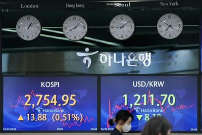 Asian stocks rise as Ukraine peace talks appear to progress