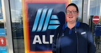 Dedicated Lanarkshire worker celebrates 20 years of service with Aldi