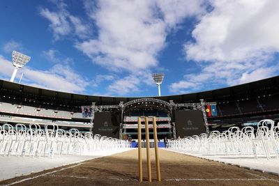 Shane Warne’s state funeral draws thousands to Melbourne Cricket Ground