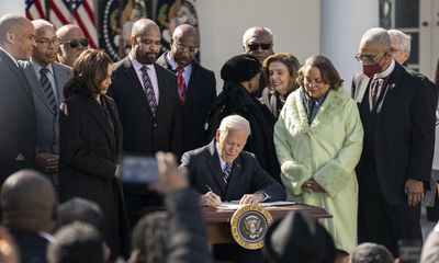 Joe Biden signs landmark law making lynching a hate crime