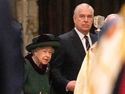 ‘Overshadowed a beautiful service’: Queen criticised for walking with Andrew at Philip’s memorial