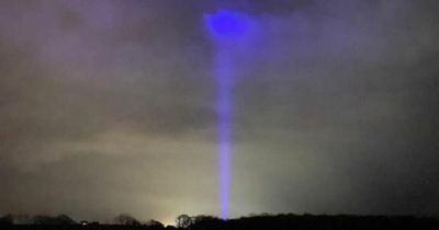 'The aliens have arrived' Mysterious blue light moving through sky freaks out Scots