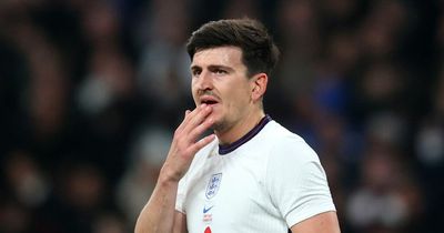 Declan Rice and Harry Kane lead England defence for Manchester United player Harry Maguire