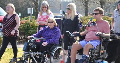 Crowds gather in the sunshine to support Erskine Veterans charity