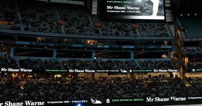 Shane Warne remembered as 'much-loved cricketing legend' at state memorial