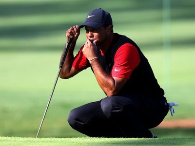 Tiger Woods completes practice round at Augusta one week before Masters