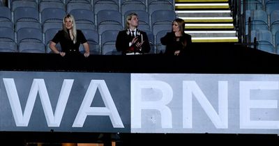 Shane Warne stand unveiled as family and friends pay tribute at MCG memorial service