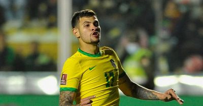 Bruno Guimaraes sends 'I love you' message to Newcastle United-linked Brazil teammate
