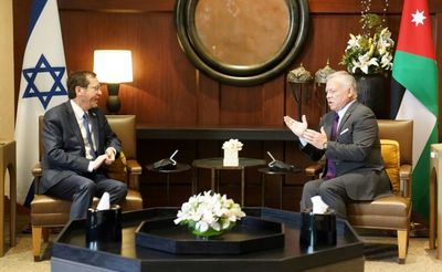 Jordan king condemns 'violence in all forms', in Israel talks