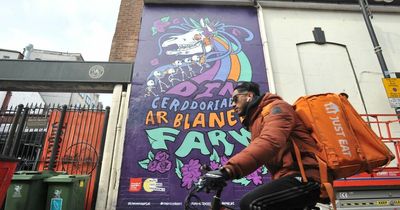 The new street art with an important climate change message on Cardiff's Womanby Street