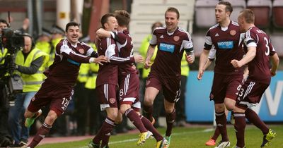 Hearts troll Hibs over 'relegation party' eight years on from Tynecastle win