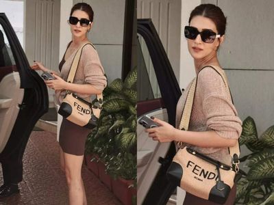 Guess the price of Kriti Sanon's shoulder bag