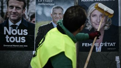 Polls show French far-right Le Pen gaining ground on incumbent Macron