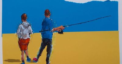 Edinburgh artist's beautiful Ukraine paintings raise hundreds for disaster fund