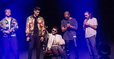 Tom Parker beams from golden throne in joyous final The Wanted appearance before death