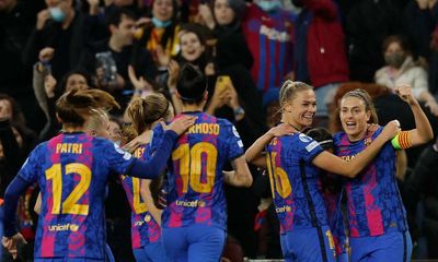 Record crowd sees Barcelona Women beat Real Madrid in Champions League