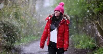 Snow falls in Huyton and Liverpool as sunny skies make way for wintry showers