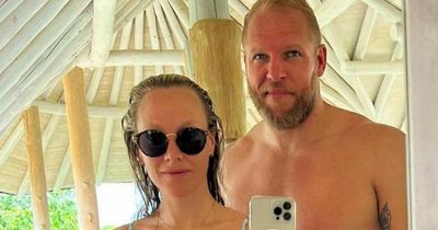 James Haskell under fire for calling pregnant wife Chloe a 'huge sea cow' in bikini pic