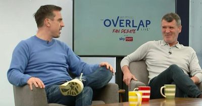 Gary Neville and Roy Keane disagree on Liverpool-Man City Premier League title race