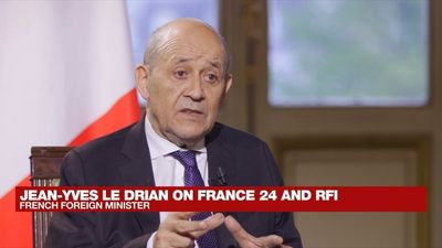 French Foreign Minister Jean-Yves Le Drian: 'I see only declarations but no action' from Russia