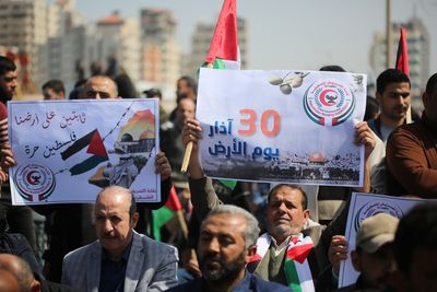 Palestinians in Gaza call for right of return on Land Day