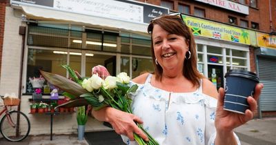The florists in St Ann's where you can also enjoy a lovely cooked breakfast