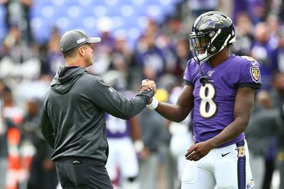 Ravens QB Lamar Jackson reacts to HC John Harbaugh’s extension on Twitter