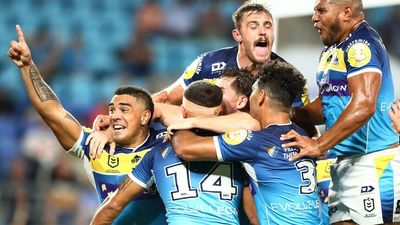 Gold Coast Titans beat Wests Tigers 8-6 thanks to last-minute AJ Brimson try