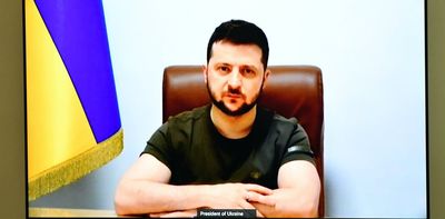 Russia a 'real threat' to Australia as well, Ukranian president Zelenskyy warns parliament