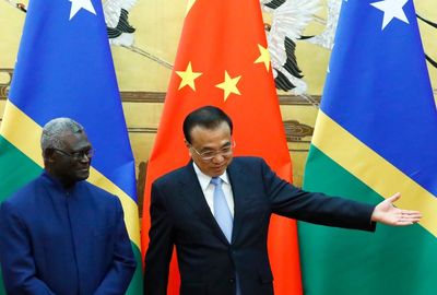China, Solomons ink draft of controversial security pact