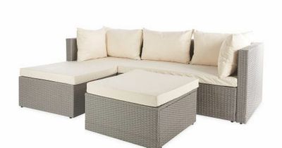 Aldi garden furniture includes 'stylish' Cream Rattan Corner Sofa shoppers are keen to get hold of