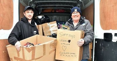 "We couldn't just sit here and do nothing": Grandad battling cancer taking supplies to Ukraine refugees