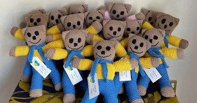 Ukrainian refugee children coming to Scotland get trauma teddies knitted by kind-hearted locals