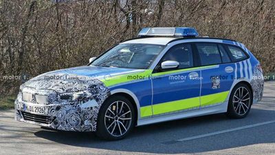 Refreshed BMW 3 Series Spied Testing In Police Trim