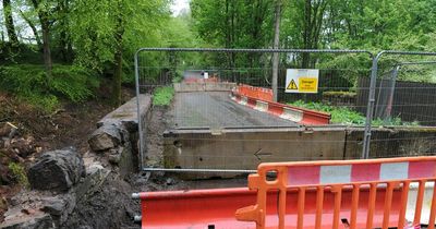 Completion of repair work to fix crumbling Balfron bridge delayed by two months