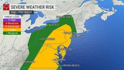 90 Million At Risk For Severe Weather From Florida To Connecticut
