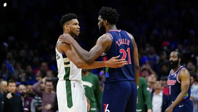 Joel Embiid was hilariously stunned to hear JJ Redick say Giannis Antetokounmpo isn’t a top-3 NBA player