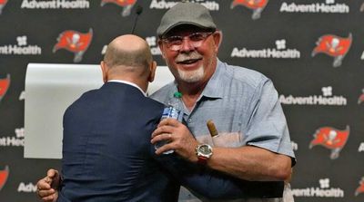 Bruce Arians Delivers Parting Message to PFT’s Mike Florio During Final Bucs Presser