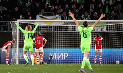 Wolfsburg 2-0 Arsenal (agg 3-1): Women’s Champions League quarter-final, second leg – as it happened