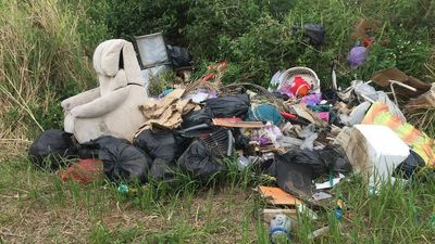 Queensland cane farmers call out 'disgraceful' illegal dumping on their land amid safety concerns